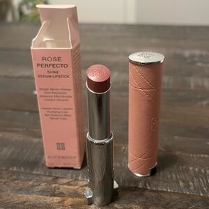 Givenchy Rose Perfecto Shine Serum Lipstick New In Box
